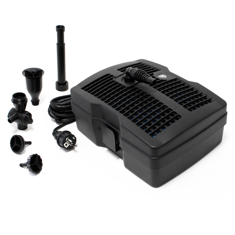 SunSun CUF-5000 3en1 Filtre & 2000l/h de Fontaine 35W & 9W UVc