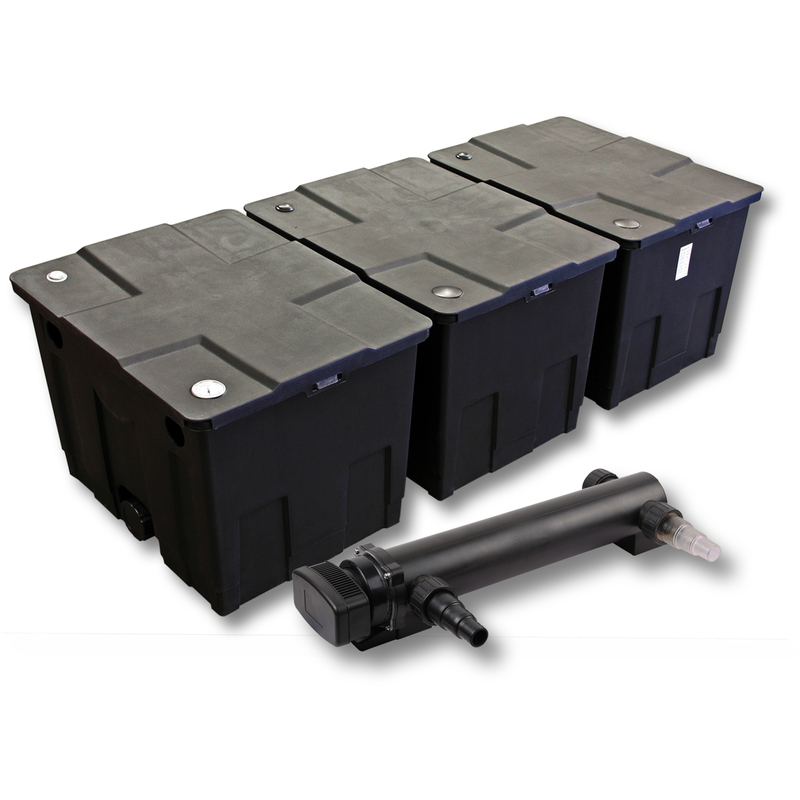 SunSun Kit de filtration de bassin 90000l avec 24W UVC Stérilisateur - WILTEC