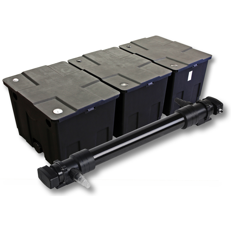 SunSun Kit de filtration de bassin 90000l avec 72W UVC Stérilisateur - WILTEC SunSun Kit de filtration de bassin 90000l avec 72W UVC Stérilisateur - WILTEC