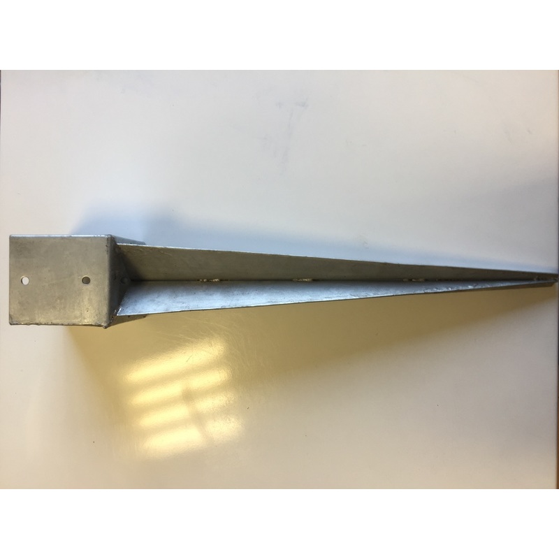 SUPPORT POTEAU A ENFONCER 12x12x75 - WINOX