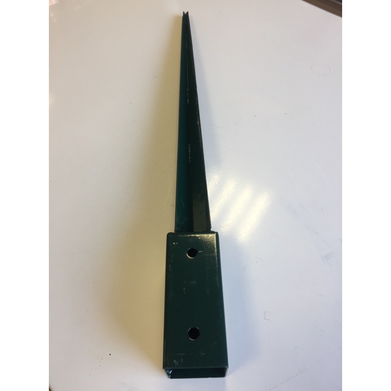 SUPPORT POTEAU A ENFONCER VERT 6x6x75 - WINOX