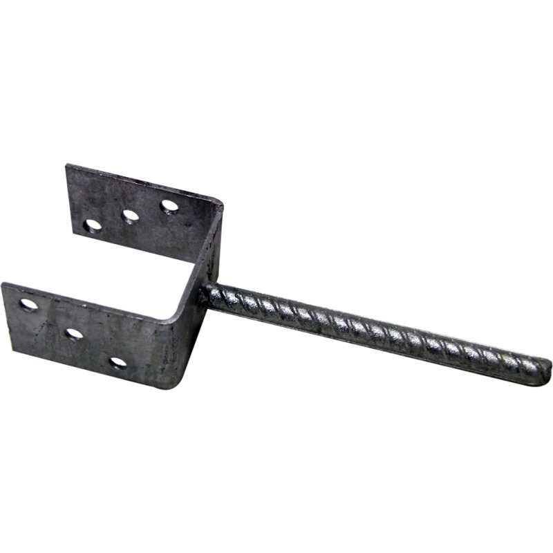 SUPPORT POTEAU EN Y A SCELLER 7x7 - WINOX
