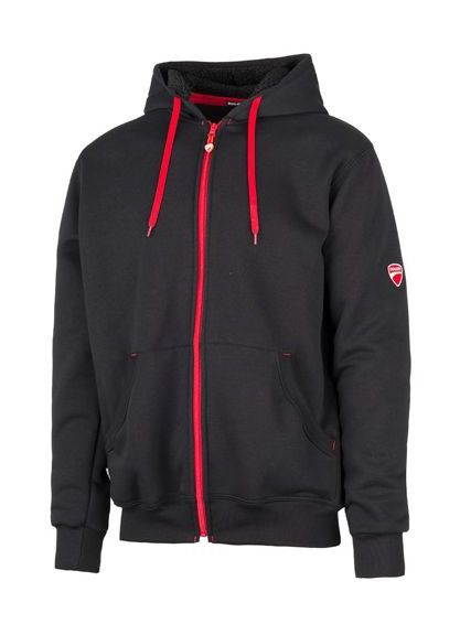 Sweat rembourré avec capuche INN-FROZEN 34DUC2 Rouge - 80% coton 20% polyester - Ducati - taille: L - DUCATI WORKWEAR