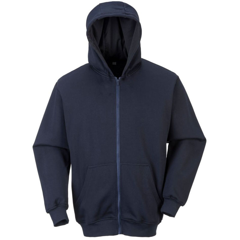 Sweat-shirt zippé à capuche Portwest Modaflame Anti-Static Marine M