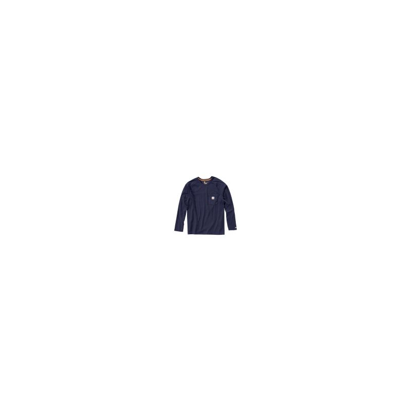 T-Shirt bleu manches longues - Force - Taille XL - Carhartt