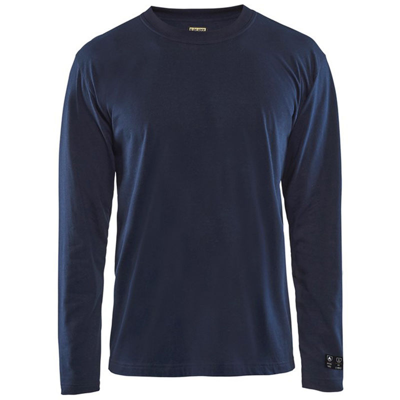 T-shirt manches longues Blaklader ignifugé Marine S