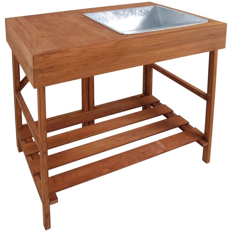 Esschert Design Table de rempotage en bois massif GT35 Esschert Design Table de rempotage en bois massif GT35