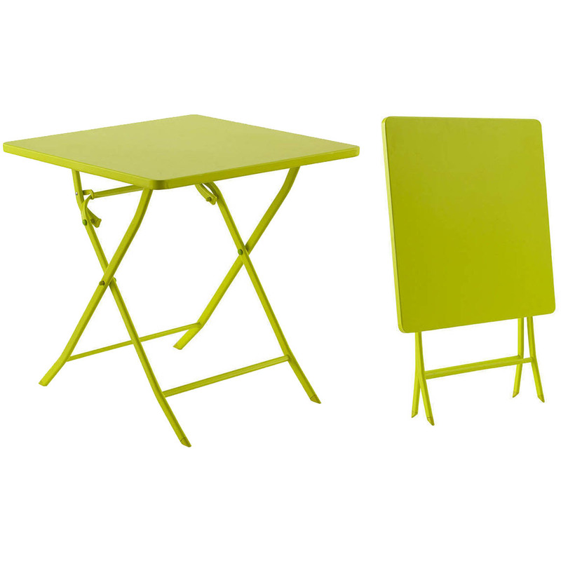 Table de jardin Hespéride carrée Greensboro 70 x 70 cm Absinthe - HESPERIDE Table de jardin Hespéride carrée Greensboro 70 x 70 cm Absinthe - HESPERIDE