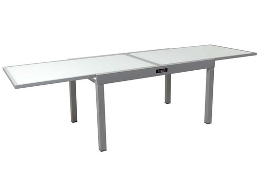 Table de jardin aluminium extensible Porto 10 - Phoenix - Argent
