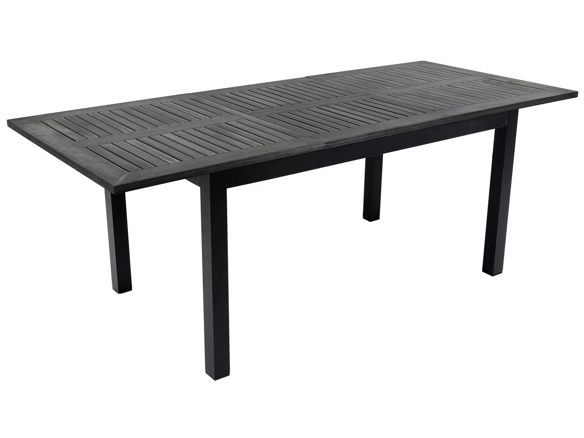 Table de jardin Alu extensible Canaries 8 - Seychelles - Noir