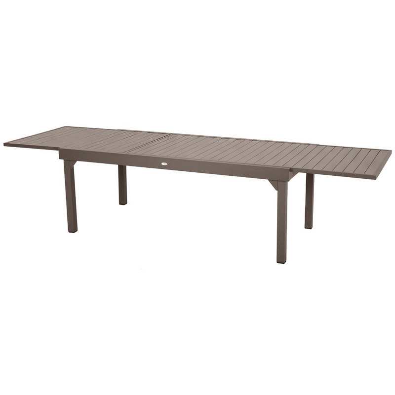 Table extensible alu Piazza 8/12 places Tonka - HESPERIDE Table extensible alu Piazza 8/12 places Tonka - HESPERIDE