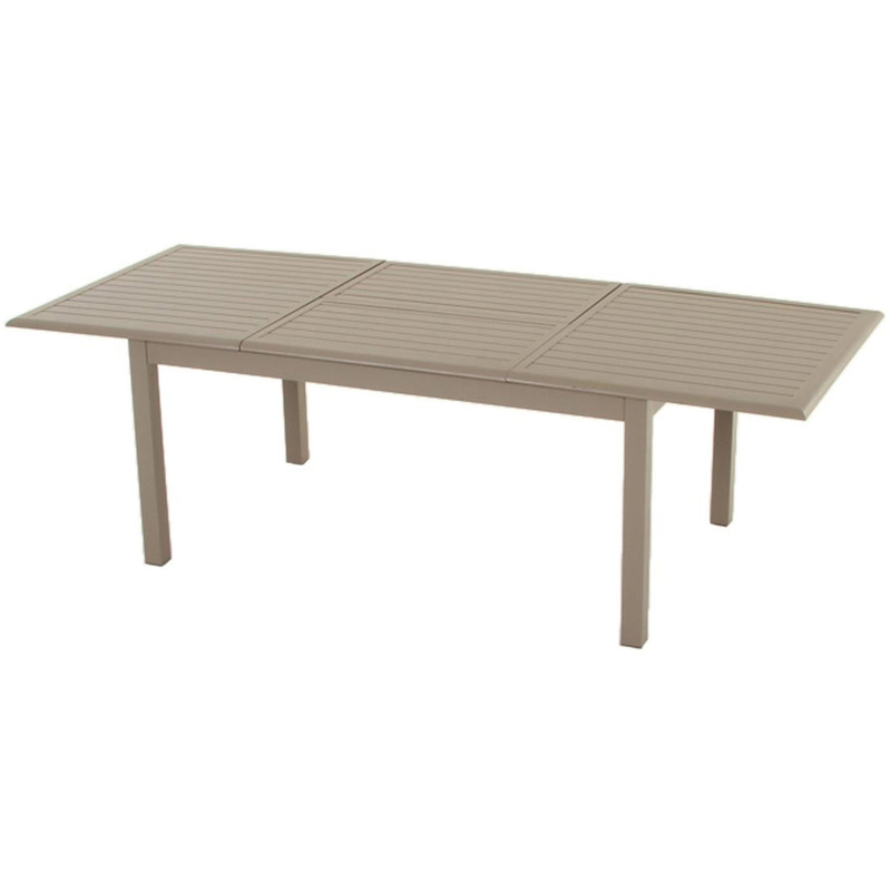 Table extensible Azua - 10 Places - Taupe - HESPERIDE Table extensible Azua - 10 Places - Taupe - HESPERIDE