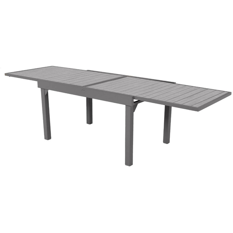 Table extensible composite Piazza 6/10 places Noir/Tonka - HESPERIDE Table extensible composite Piazza 6/10 places Noir/Tonka - HESPERIDE
