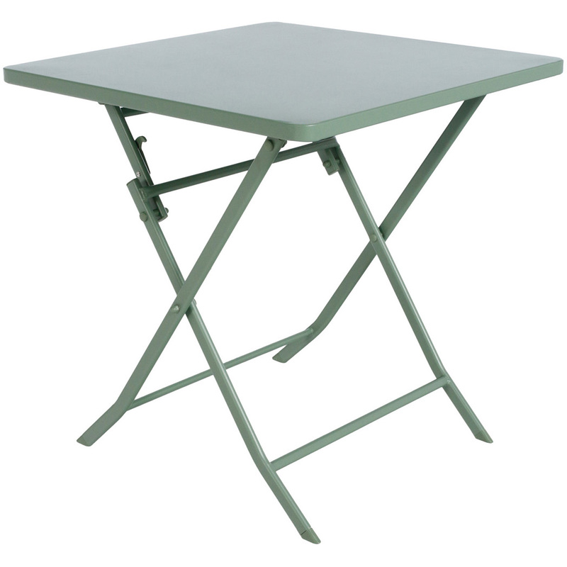 Table pliante carrée Greensboro - 2 Places - Kaki - HESPERIDE Table pliante carrée Greensboro - 2 Places - Kaki - HESPERIDE