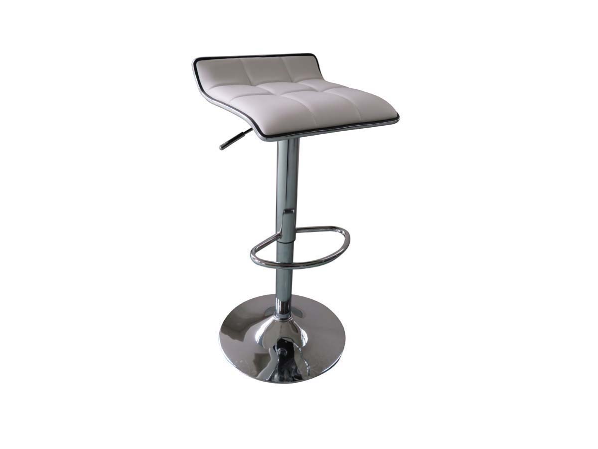 Lot de 2 tabourets de bar Cosmo - Blanc