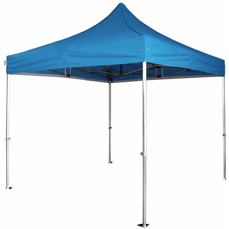Tente pliante bleu ciel 3x3m SUPER - Tube 40mm en aluminium - Bâche 300g/m2 - Barnum pliante - GREADEN