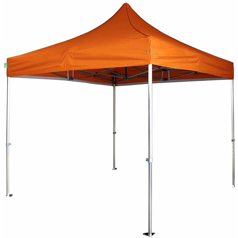 Tente pliante orange 3x3m SUPER - Tube 40mm en aluminium - Bâche 300g/m2 - Barnum pliante - GREADEN