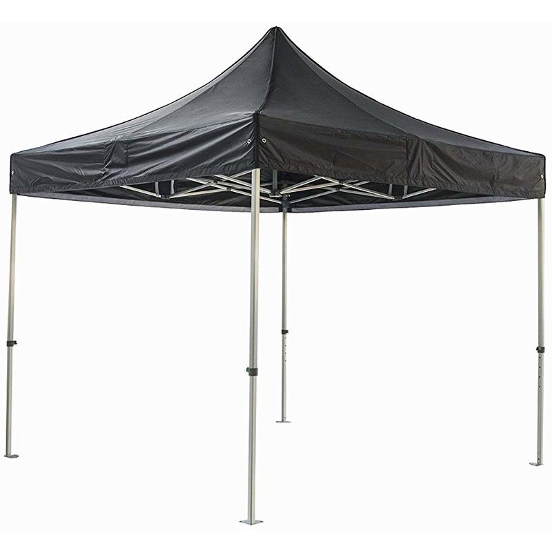 Tente pliante noire 3x3m SUPER - Tube 40mm en aluminium - Bâche 420D - Barnum pliante - GREADEN