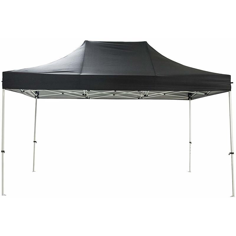 Tente pliante noire 3x4,5m PREMIUM LIGHT - Tube 32mm en acier - Bâche 420D - Barnum pliante - GREADEN