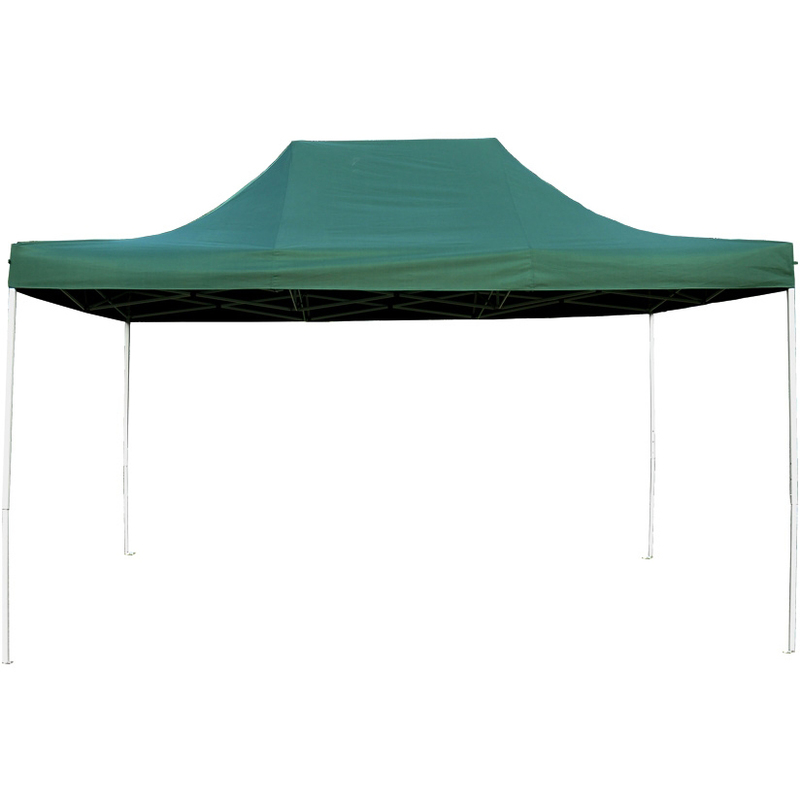 Tente Pliante légère Tonnelle ECON. 3x4,5m en Polyester 180g/m² traitée antigel - Vert - INTEROUGE
