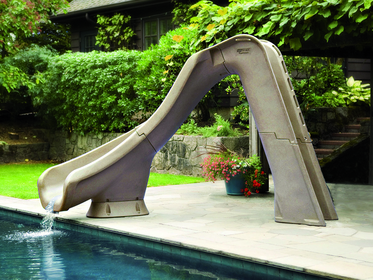 Jeux piscine - Toboggan Typhoon - Sable