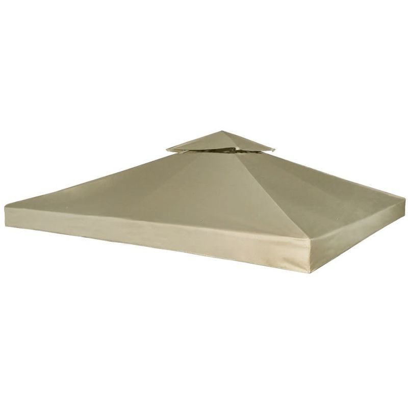 vidaXL Toile de Rechange pour Gazebo Tonelle Beige 270 g/m²