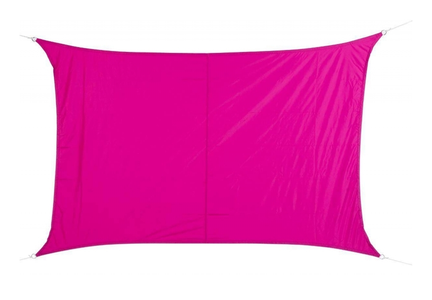 Toile solaire Curacao - 200 x 300 cm - Polyester - Violet - AC-DÉCO