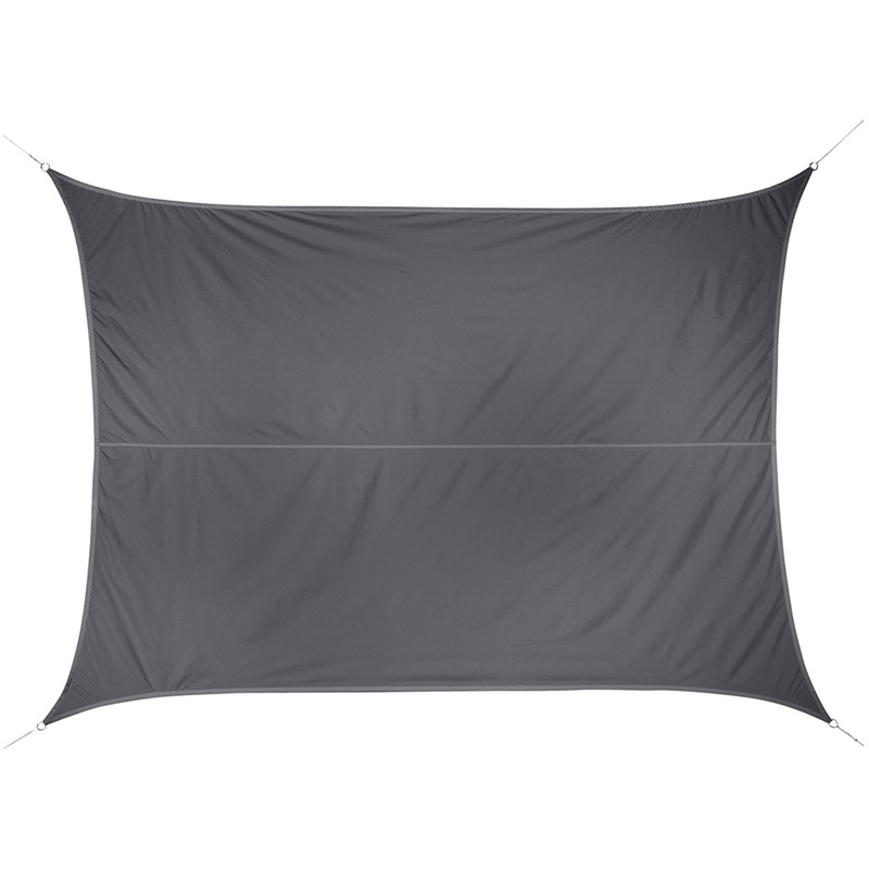 Toile solaire / Voile d'ombrage Anori - 3 x 4 m - Gris - HESPERIDE Toile solaire / Voile d'ombrage Anori - 3 x 4 m - Gris - HESPERIDE