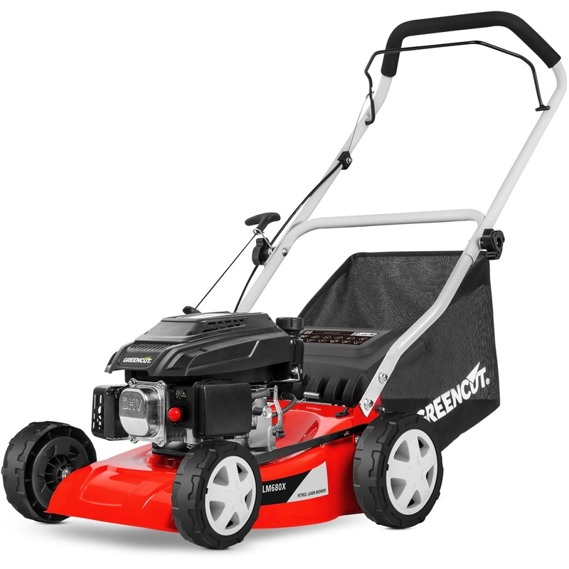 Tondeuse thermique 40cm châssis acier moteur 139cc 5cv -Greencut GLM680SX Tondeuse thermique 40cm châssis acier moteur 139cc 5cv -Greencut GLM680SX