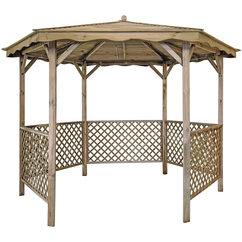 Tonnelle de jardin en bois Lora - BURGER JARDIPOLYS Tonnelle de jardin en bois Lora - BURGER JARDIPOLYS