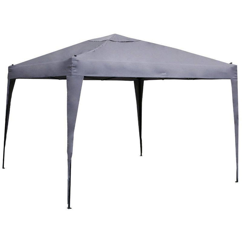 Tonnelle de jardin EasyUp 3 x 3 m Ardoise - HESPERIDE Tonnelle de jardin EasyUp 3 x 3 m Ardoise - HESPERIDE