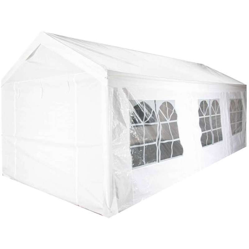 tonnelle de réception 3x6m blanche Tonnelle blanche 3 x 6 m - P. OUTILLAGE