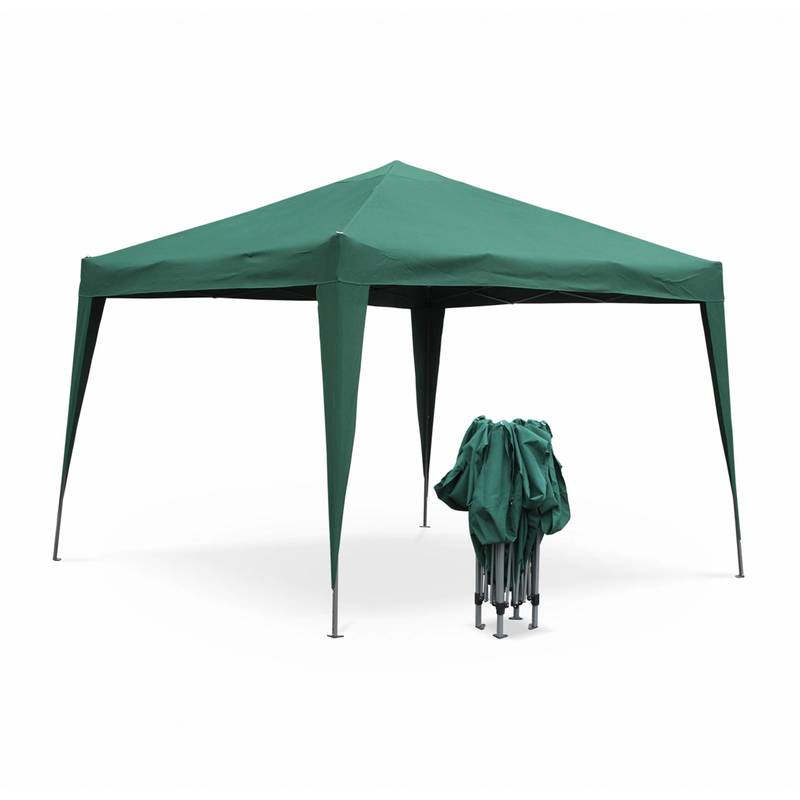 Tonnelle pliante 3 x 3 m - Tecto Vert - Tente de jardin pop up, pergola pliable, barnum, chapiteau, tente de réception - ALICE'S GARDEN Tonnelle pliante 3 x 3 m - Tecto Vert - Tente de jardin pop up, pergola pliable, barnum, chapiteau, tente de réception - ALICE'S GARDEN
