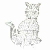 Topiaire Chat gabarit grillage