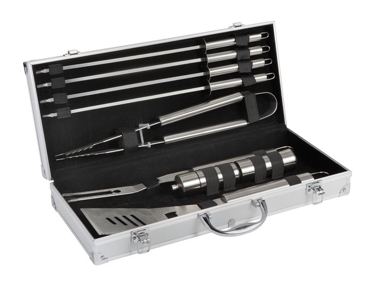 Valisette 9 ustensiles Cook'In Garden CHEF BBQ