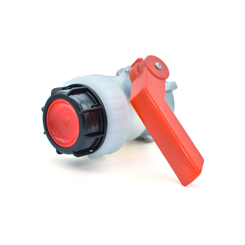 Vanne à bille type A 2 pouces avec écrou flottant 70mm pour cuve Schutz - S60x6 - MULTITANKS