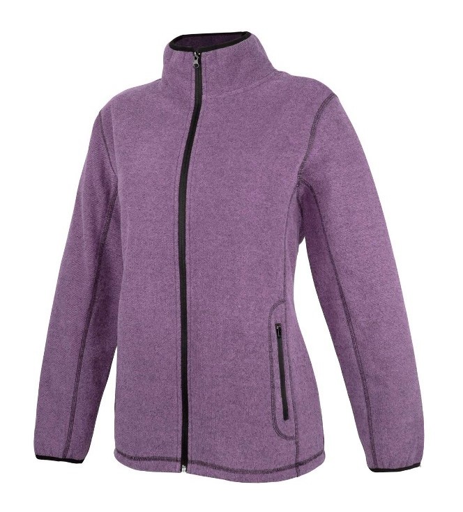 Veste zipée col montant - Rose chine - 40 - SEDETEX