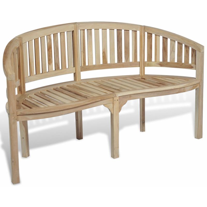vidaXL Banc en teck avec 3 places 151 cm