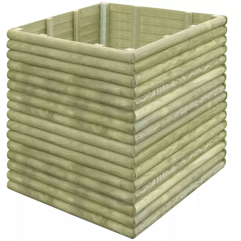 vidaXL Jardinière 106x106x96 cm Bois de pin imprégné vidaXL Jardinière 106x106x96 cm Bois de pin imprégné
