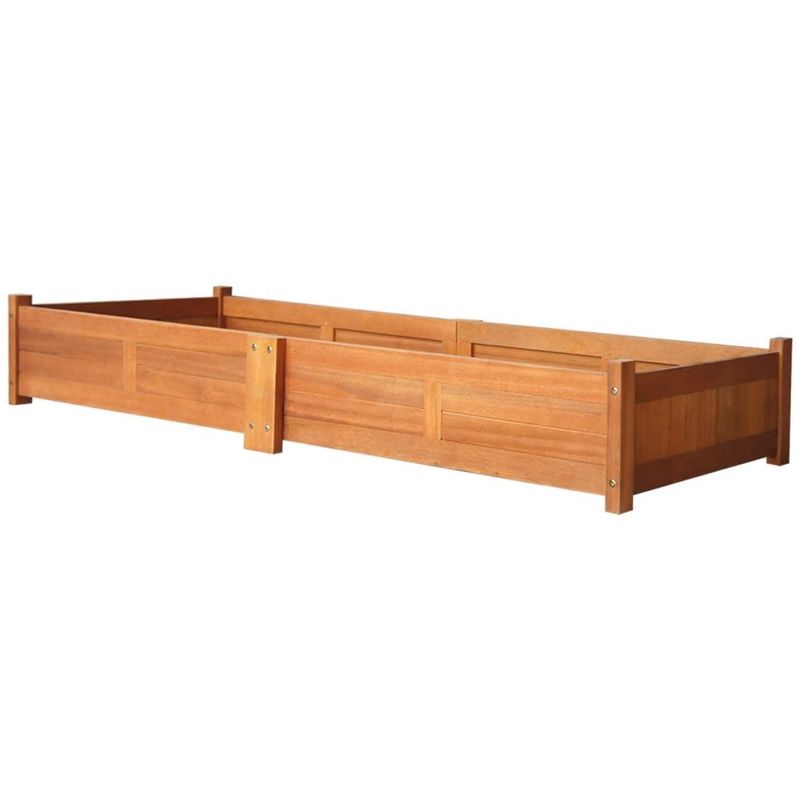 vidaXL Jardinière Bois d'acacia 200 x 50 25 cm vidaXL Jardinière Bois d'acacia 200 x 50 25 cm