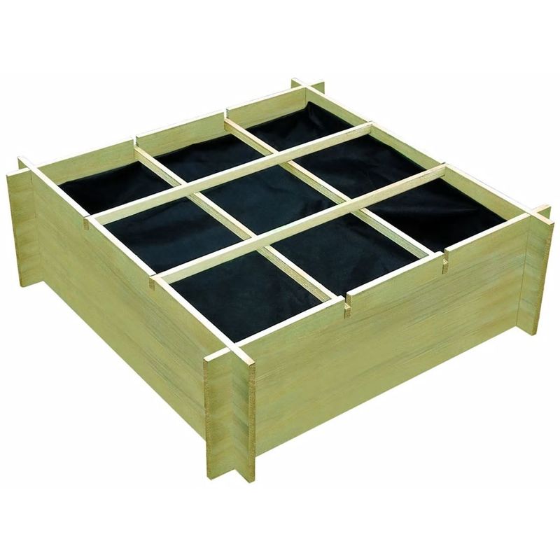 vidaXL Jardinière pour légumes Bois de pin imprégné 120 x 40 cm vidaXL Jardinière pour légumes Bois de pin imprégné 120 x 40 cm