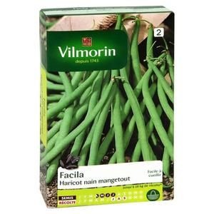 VILMORIN Haricot Facila Sachet de graines - Facile ? ceuillir