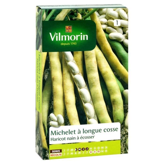 VILMORIN Haricot Michelet ? longue cosses Sachet de graines