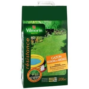 VILMORIN Graines Gazon ECONOME EN ARROSAGE 200 m? -  5 kg