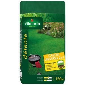 VILMORIN VILMORIN Graines Gazon UNIVERSEL 2EN1 200 m? - 5 kg