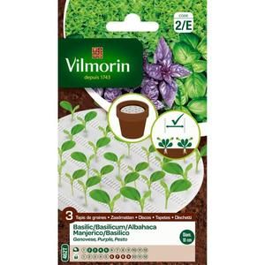 VILMORIN Tapis graines trio de Basilic -  3 x ?10 cm
