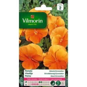 VILMORIN Pensée géante Coronation orange