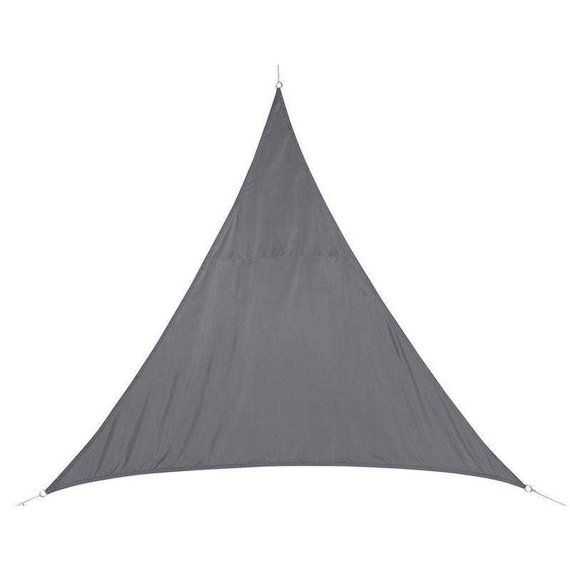 Voile d'ombrage triangulaire 4 x 4 x 4 m Curacao - Gris - HESPERIDE Voile d'ombrage triangulaire 4 x 4 x 4 m Curacao - Gris - HESPERIDE