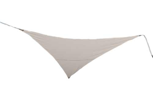 Voile d'ombrage triangulaire 5 x 5 x 5 m - Luxe - Sable