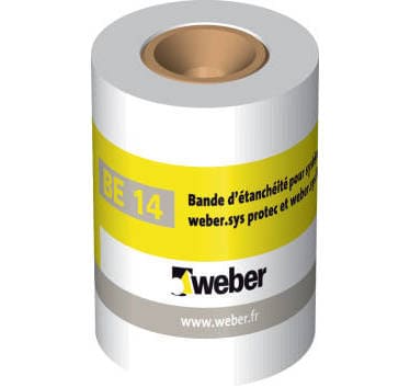 WEBER - Bande d'étanchéité sous carrelage BE 14 10ml - 10000148